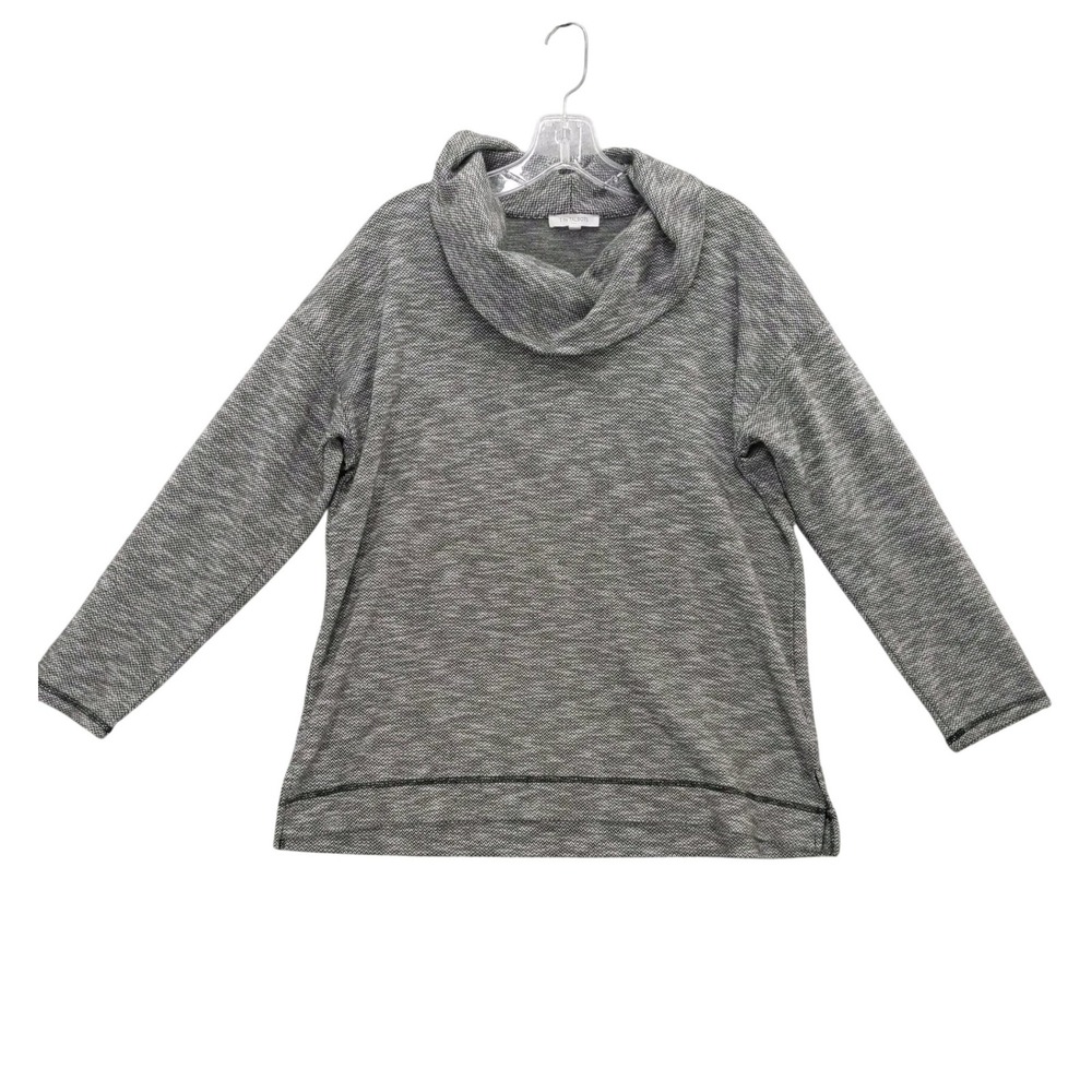 T by Talbots Cowl Neck Tunic Top Heathered Knit Pullover‎ Sweater XLP
